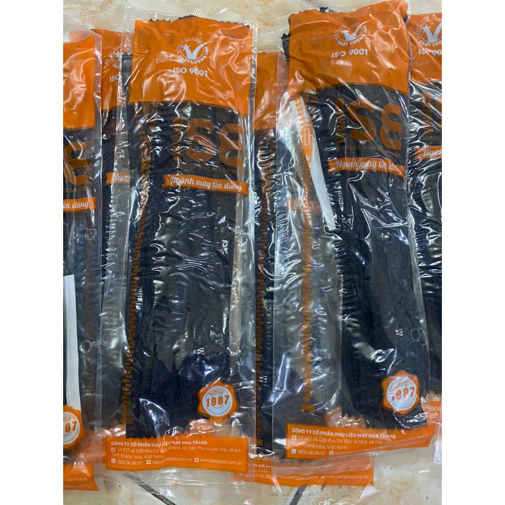 Lố 12 sợi day kéo quần tây ise có tất cả các màu mấy chị chọn trong phân loại nhé