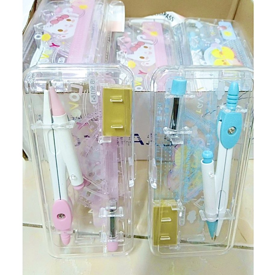 [GIÁ SỐC] Bộ Compa 9018 - Thước Kẻ - Eke