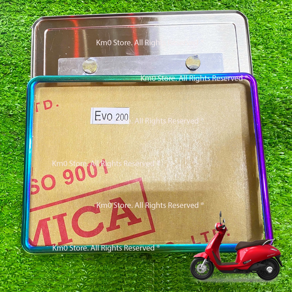 Khung Biển Số Xe Điện VinFast EVO 200 INOX D5153