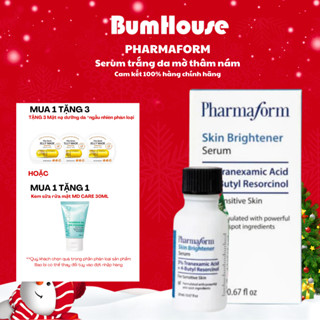 [Mua 1 tặng 2] Tinh Chất Pharmaform Skin Brightener Serum 3% Tranexamic acid + 5% Niacinamide Sáng Da, Mờ Nám - 20ml