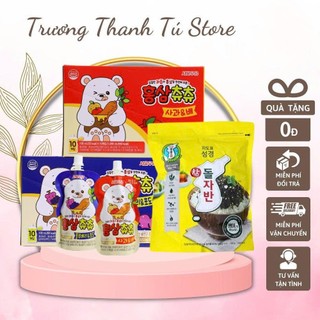  Combo Hồng Sâm Chu Chu giúp bé tăng đề kháng và Rong Biển Rắc Cơm SungGyung & Lá Rong Biển Nướng Ăn Liền 