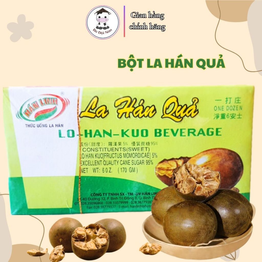 170Gr Bột La Hán Quả Hòa Tan Hán Linh