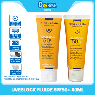 ISIS PHARMA l Kem chống nắng dành cho da nhạy cảm Uveblock Fluid Spf50+