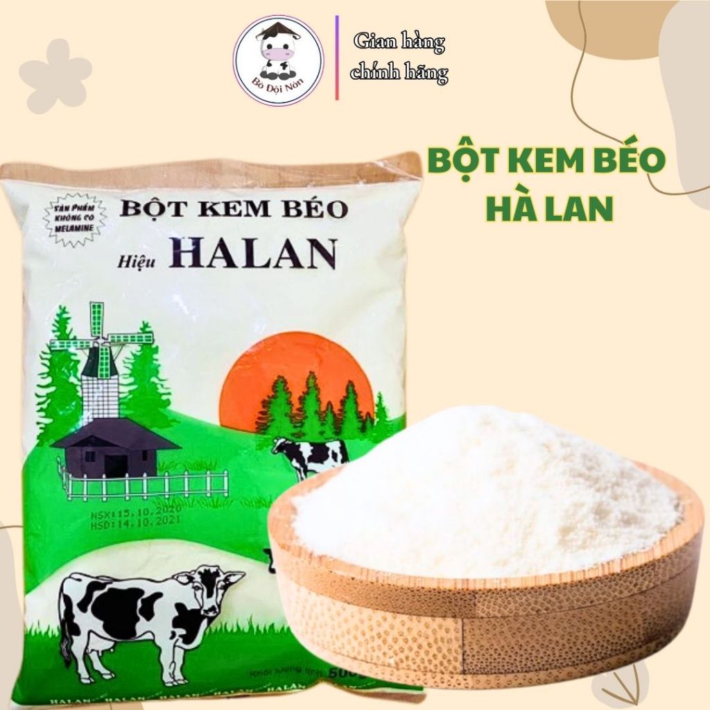 500Gr Bột Kem Béo Hà Lan