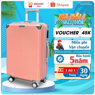 Vali Du Lịch Siêu Nhẹ Chất Liệu ABS+PC Size 20/24/28 – Medony TK07 1 Đổi 1 Trong 15 Ngày