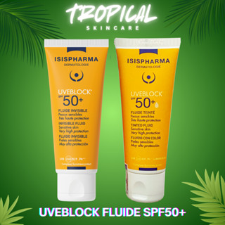 ISIS PHARMA l Kem chống nắng dành cho da khô nhạy cảm Uveblock Fluid Spf50+