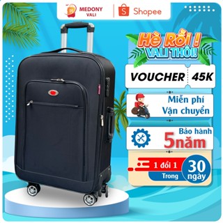 Vali Vải Dù Dày Dặn Chống Va Đập Size 20/24/28 – Medony HT01 Chống Thấm Nước Bảo Hành 5 Năm