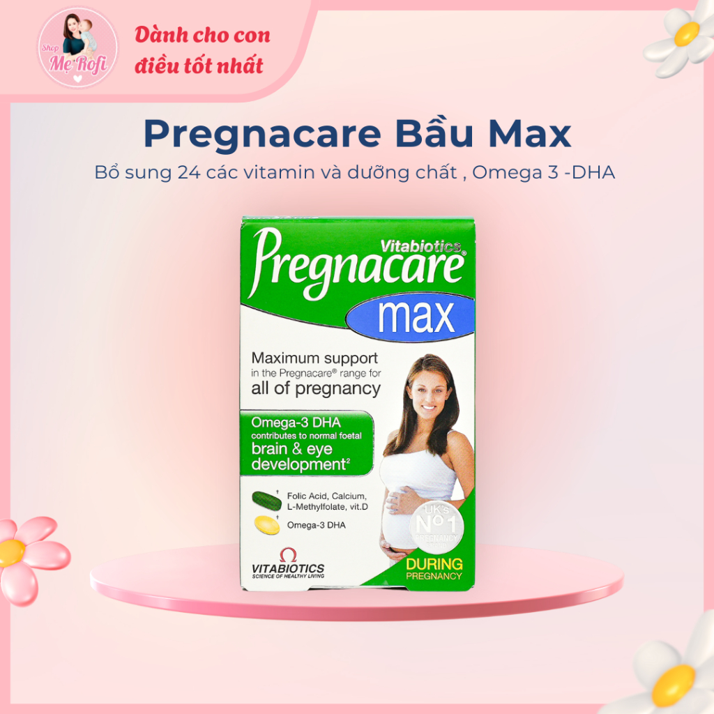Viên Uống Vitamin Tổng Hợp Pregnacare Max Vitabiotics cho mẹ bầu đầy đủ chất - Mẹ Rofi