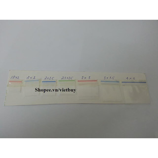 100 chiếc Túi zip mini đựng vòng, trang sức, đá quý vietbuy