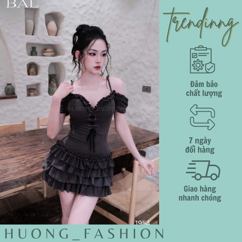 Váy tăm bèo ure Hương fashion