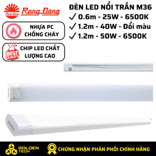 Đèn Led Bán Nguyệt Rạng Đông M36:40w-1m2 và 20w-60cm-Chính Hãng (bảo Hành 24 tháng-ship hoả tốc)