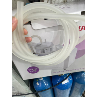 1.5m dây hút dịch silicon(dùng cho máy hút dịch 1/2 bình các hãng yuwell, lucass, orommi, alkato..)