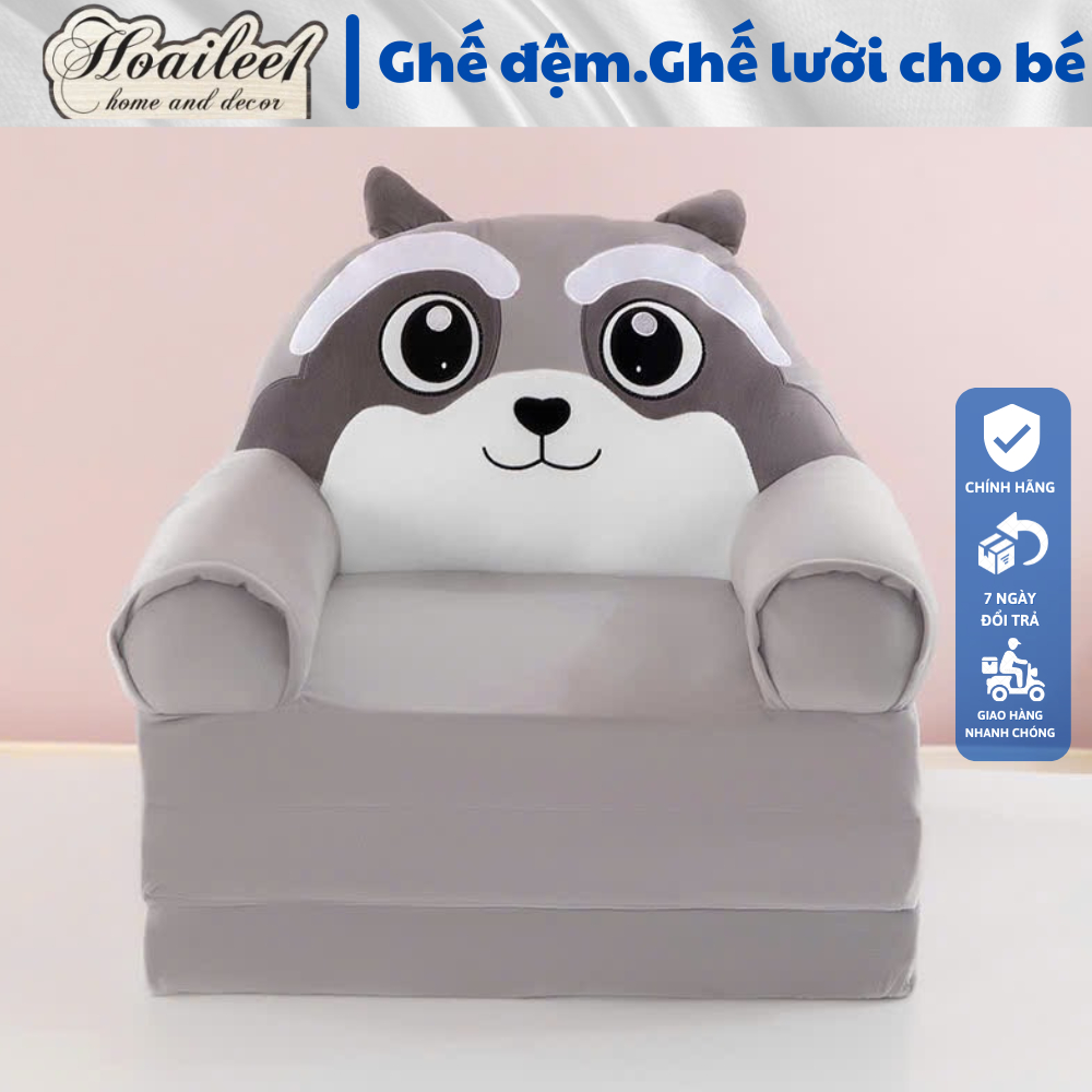 [CẠP NHẬT] Ghế Đệm Ghế Lười Hình Thú Cho Bé 3 Tầng-Ghế Sofa Giường Kích Thước 50x120cm mẫu mới 2021