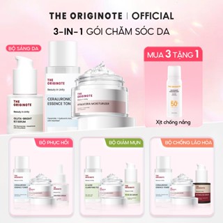 [MUA 3 TẶNG 1] Combo Serum và Gel dưỡng ẩm và Toner The Originote trắng da dưỡng ẩm da mặt tẩy tế bào chết giảm thâm mụn