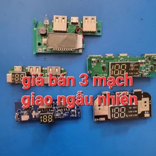 Mạch sạc dự phòng 2 usb 5v/2A 2.1A có màn hình (sử dụng pin 3.7v)