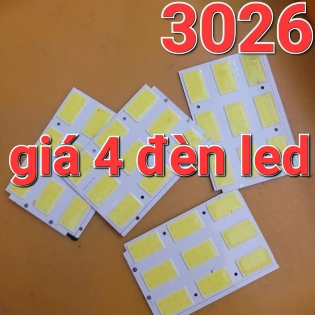 4 Bảng đèn led COB nền nhôm trắng 3v - 3.7v 27w