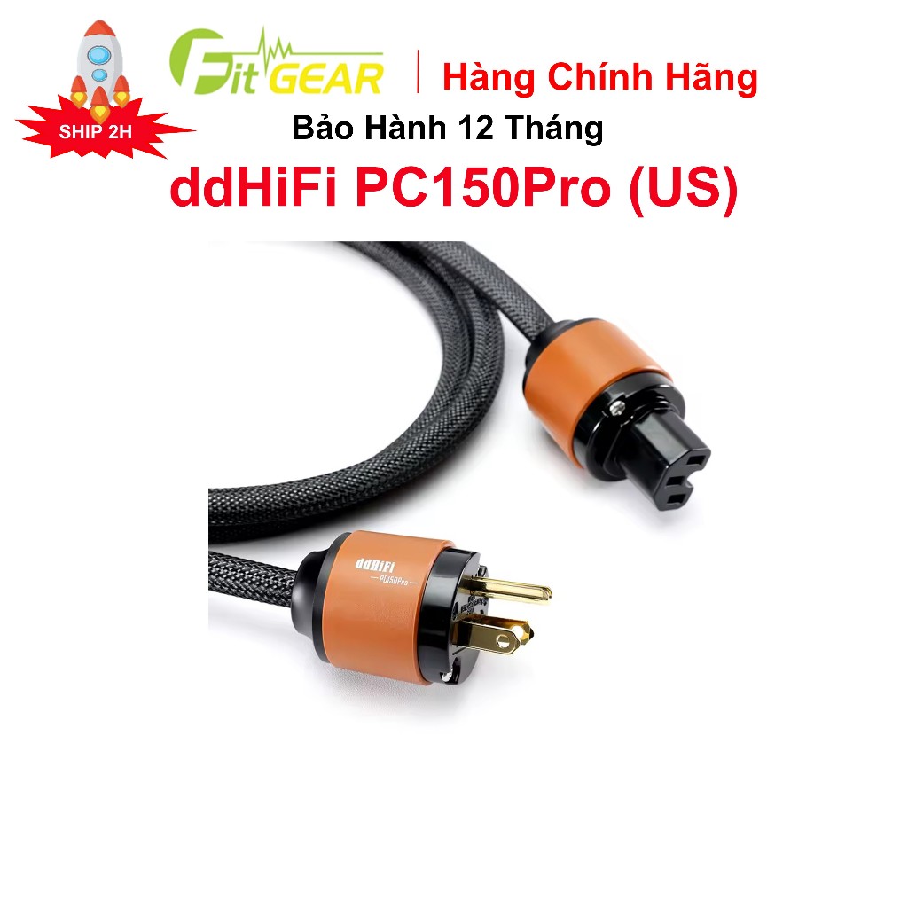 Dây Nguồn ddHiFi PC150Pro (US) Chính Hãng - Bảo Hành 12 Tháng