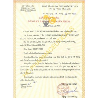 Sữa Bubs Supreme Đạm A2 giúp hỗ trợ tiêu hoá , tăng cường khả năng hấp thu và phát triển khoẻ mạnh