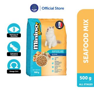 GIÁ TỐT - 7kg ( 20 gói 350g ) - Minino yum - Thức ăn mèo mọi lứa tuổi
