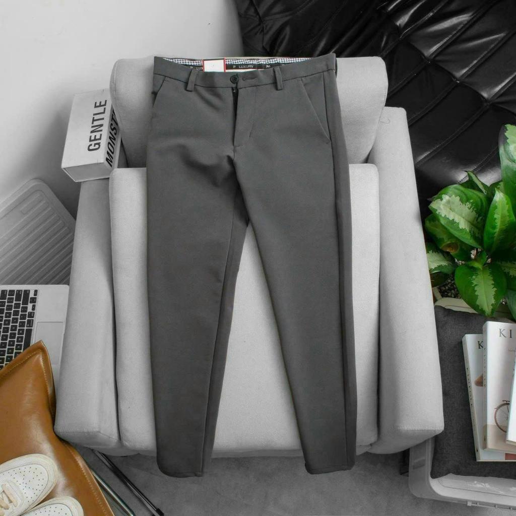 Quần tây nam. Quần tây dài trơn nhiều màu dáng ôm vừa vặn, mặc đi làm, đi chơi, phong cách trẻ trung | BigBuy360 - bigbuy360.vn