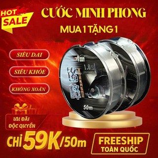    MUA 1 TẶNG 1    Cước Câu Cá 50m MINH PHONG– Mềm Mại Siêu Bền Đủ Size Từ 0.4 đến 5.0 .ĐẠI HÀNH FISHING 