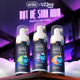 Bọt vệ sinh nam giới Oniiz Plus - Dung dịch Masculine Foam sạch sâu, dưỡng ẩm, hương cocktail 145ml