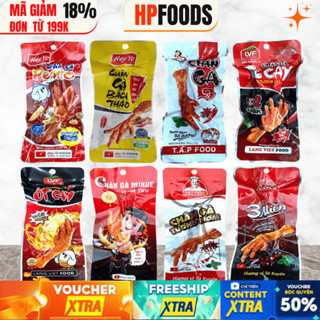 Combo MIX 20 cái Chân Gà Cay ăn liền các loại Anna Lala Tapfood Tê cay 3 MIền Bách Thảo Bà Tuyết Tương Thơm