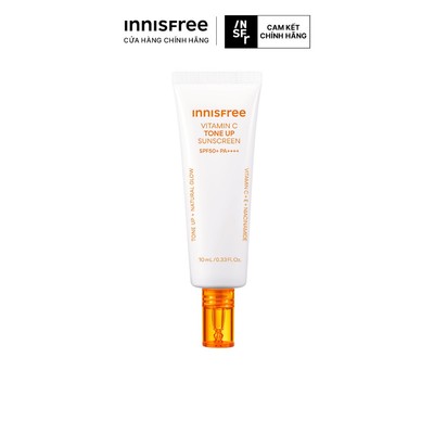(Quà tặng không bán) Kem chống nắng Vitamin C nâng tông sáng da SPF 50+ PA++++ 10ml
