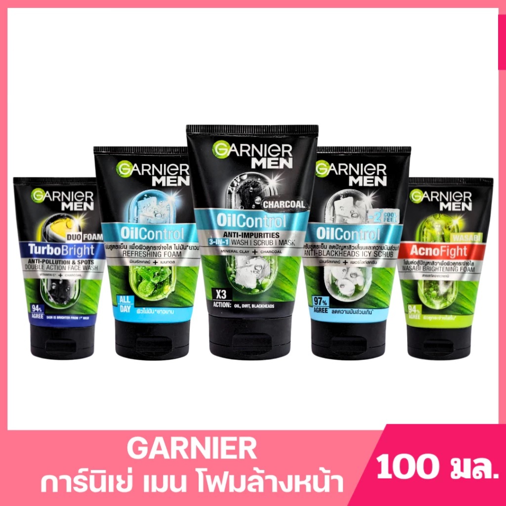 Sữa Rửa Mặt Cho Nam Gar Foam Men 100g