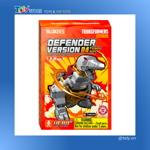 [CHÍNH HÃNG] Mô hình Transformers - Tyrants Fury DV04 - Blokees - ET38