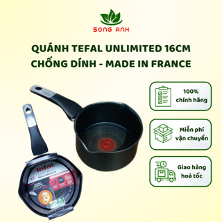  Quánh Tefal Unlimited 16cm không kèm nắp sản xuất tại Pháp G2552802 hàng chính hãng 