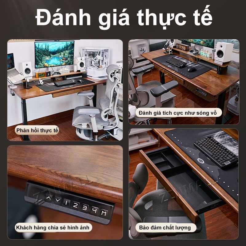 ZEN Bàn Nâng Hạ Chiều Cao Tự Động Dùng Điện Bàn Học Máy Tính Gaming Công Thái Học Thông Minh | BigBuy360 - bigbuy360.vn