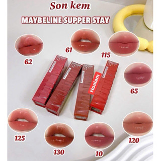   CHÍNH HÃNG 100%  SON LÌ MAYBELLINE SUPER STAY VINYL INK 
