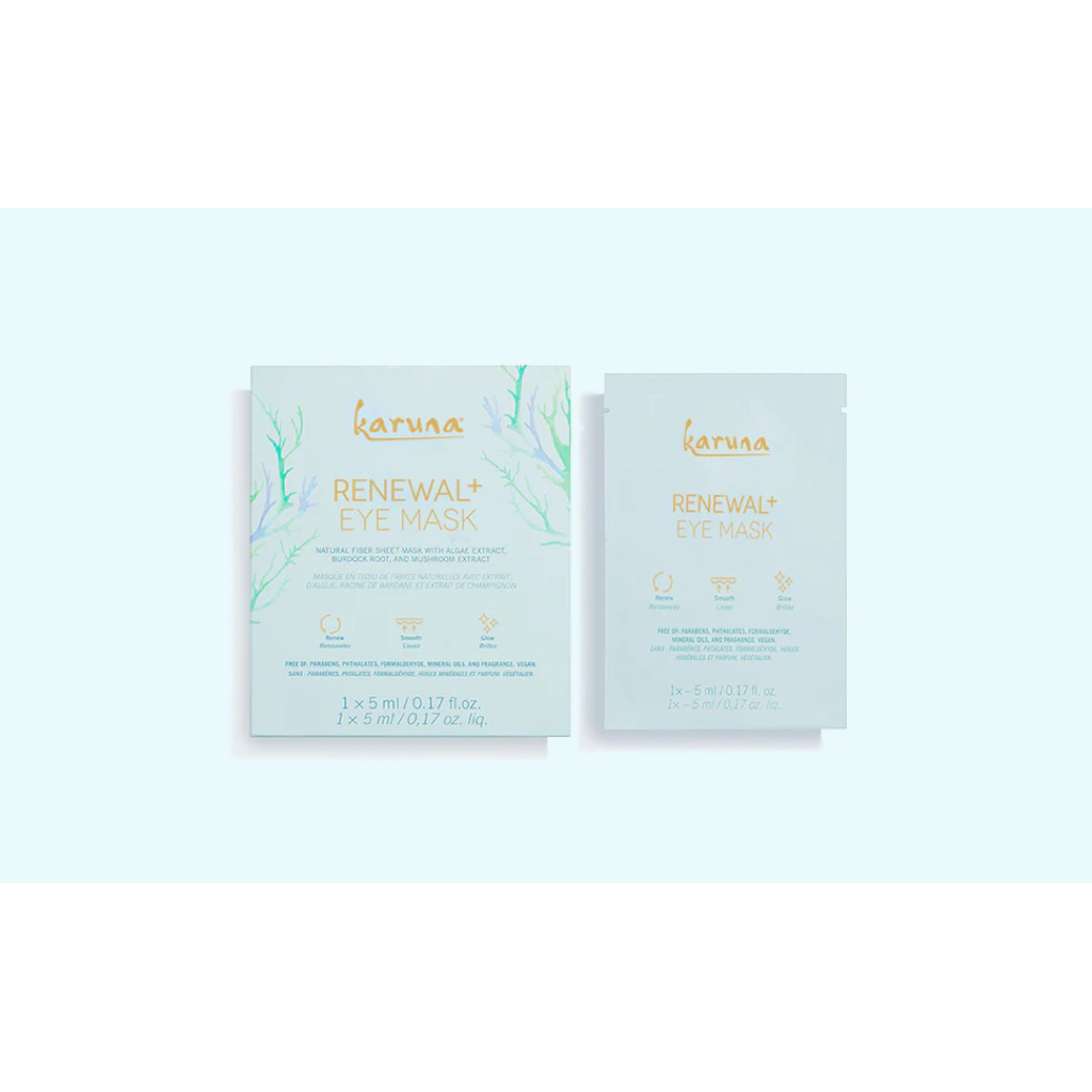 Karuna Skin - Mặt nạ mắt Renewal+, Miếng dán dưới mắt cho đôi mắt mệt mỏi