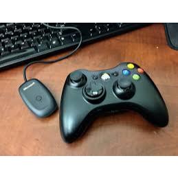 Tay cầm chơi game có dây trên pc laptop, android box kiểu dáng xbox 360, chơi full game có rung