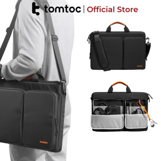 Túi đeo chéo chống sốc cho Laptop Tomtoc Shoulder Bag 17 inch chính hãng (A42), chống sốc, bền bỉ