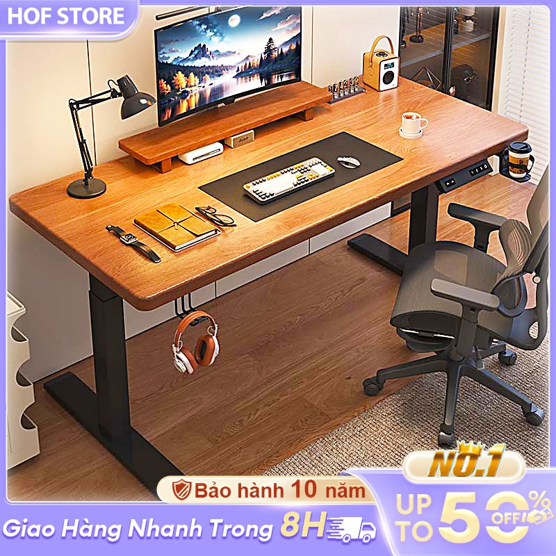 Bàn Nâng Hạ Thông Minh Chiều Cao Tự Động Bàn Làm Việc & Học Tập Công Thái Học Chân Thép Chắc Chắn Mặ