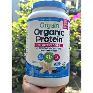  Bột đạm thực vật hữu cơ hương VANI 1200g 1.2kg Orgain Organic Protein Plant Based Protein Power 