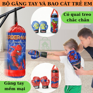 Bộ Boxing tập đấm bốc cho trẻ em giúp luyện lực tay cho trẻ, giúp bé thẳng tay khi duỗi ra. Bộ có kèm 2 găng tay cho bé