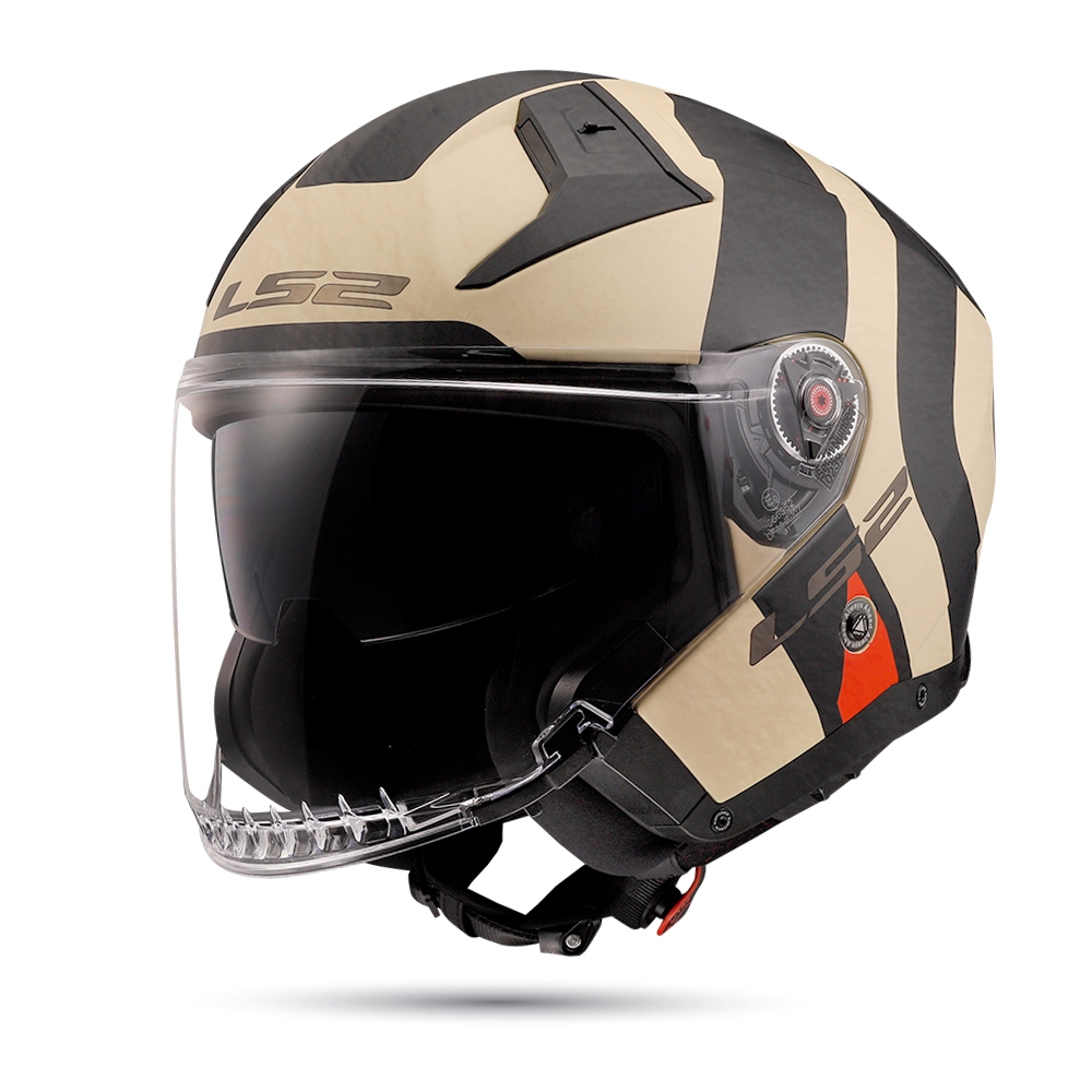 Mũ Bảo Hiểm 3/4 LS2 OF603 Infinity II Sợi Thuỷ Tinh Hai Kính ECE22.06 [Chính Hãng]