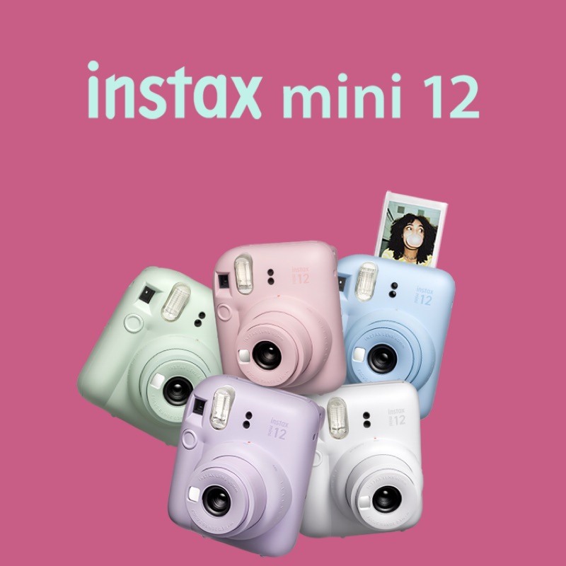 máy instax mini 12 kèm ốp trong