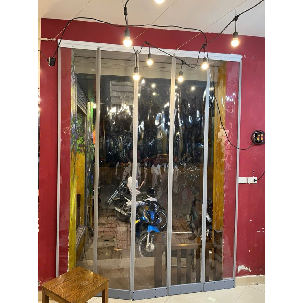 Rèm Nhựa Nam Châm Từ Tính Trượt Lùa Kích Thước r1.5m x c2m