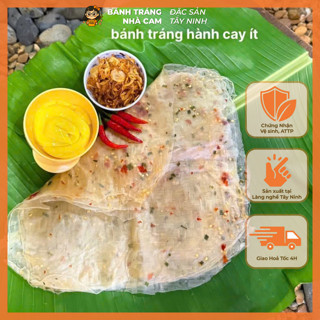 Bánh Tráng Hành Cay Ít Siêu Ngon Cho Người Không Ăn Được Cay Nhiều Đặc Sản Tây Ninh Dẻo Thơm – Bánh Tráng Nhà Cam