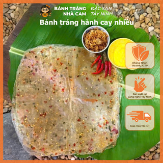 Bánh Tráng Dẻo Hành Cay Nhiều 1KG Nguyên Cái Siêu Đã Ăn Vặt Đặc Sản Tây Ninh Phơi Sương – Bánh Tráng Nhà Cam