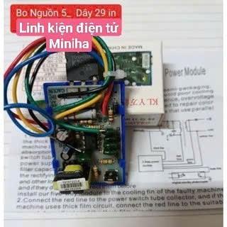 BO NGUỒN 5 DÂY _ TIVI LCD_ CÓ SƠ ĐỒ SẴN _ DỄ THAY THẾ