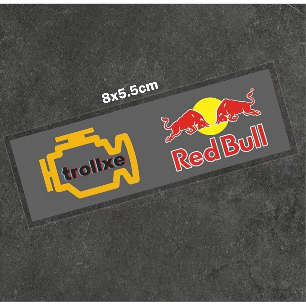 Tem UV DTF & 2 Tem Troll Xe + Red Bull | Dán Xe Ô Tô - Xe Máy - Xe Điện [CYB]