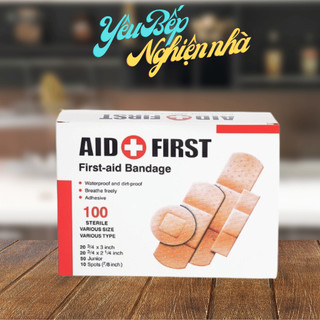 Băng Cá Nhân Nhiều Kích Thước Hộp 100 Miếng Cho Người Lớn – Chống Nhiễm Trùng, Tiện Dụng