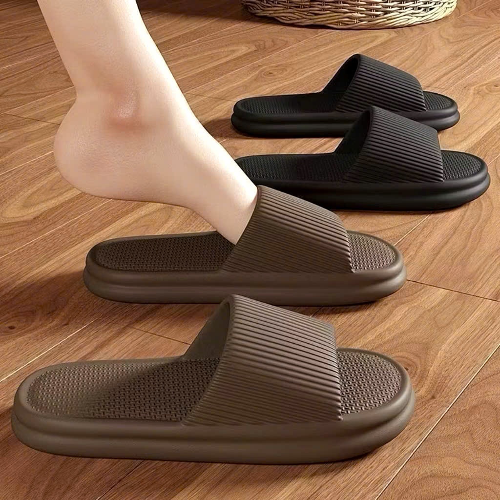 Dép (chao) kẻ tăm đi trong nhà êm chân chống trơn trượt, dép nam nữ tiện lợi