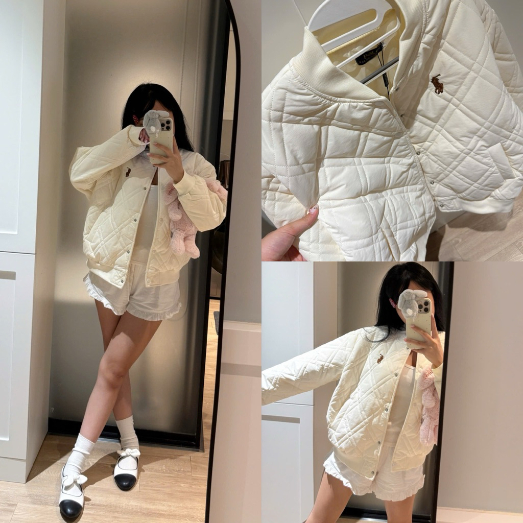  studioby25 | ÁO BOMBER TRÁM THÊU LOGO NGỰA HÀNG QC 