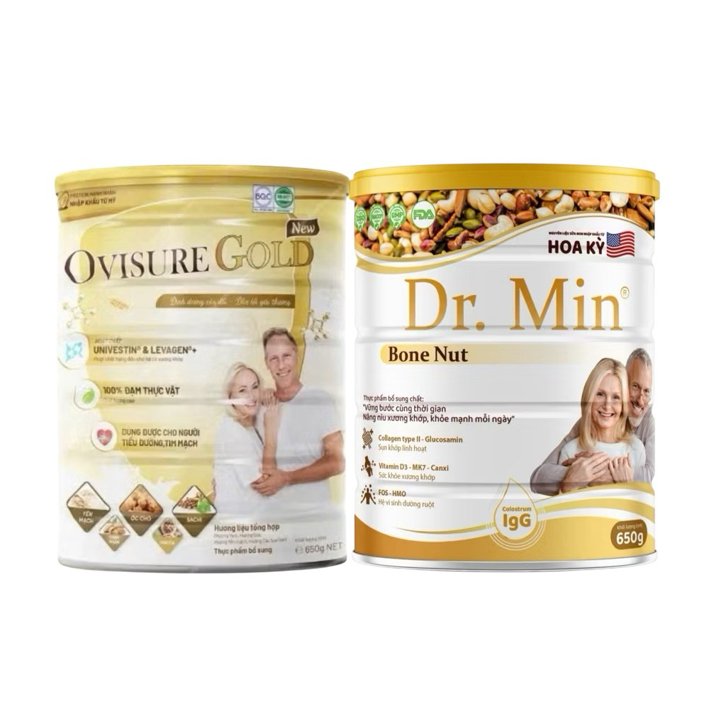 Sữa Ovisure gold sữa hạt xương khớp Ovisure gold 650gr
